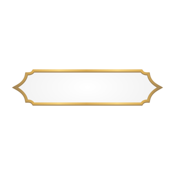 Luxury Golden Islamic Title Frame for Ramadan Kareem png