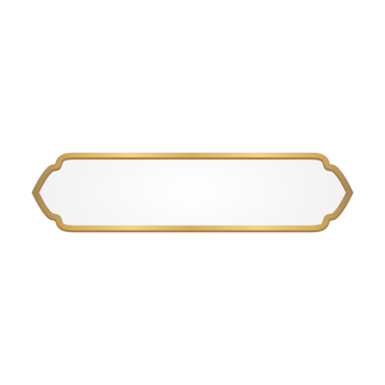 Luxury Golden Islamic Title Frame for Ramadan Kareem png