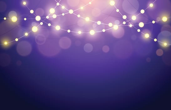 Fairy Light Background vector