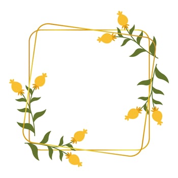 Floral templates for Invitation cards. Flower wedding invitation. vector