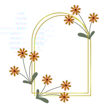 Floral templates for Invitation cards. Flower wedding invitation. vector