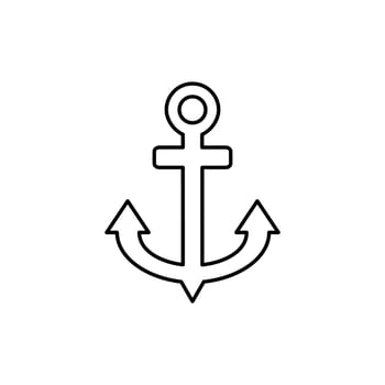 anchor icon design vector