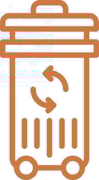 Trash Can Vector Icon Design