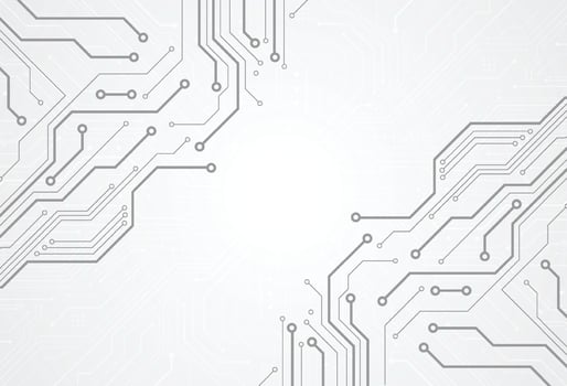 Abstract digital background with technology circuit board texture. Electronic motherboard illustration. Communication and engineering concept. Vector illustration
