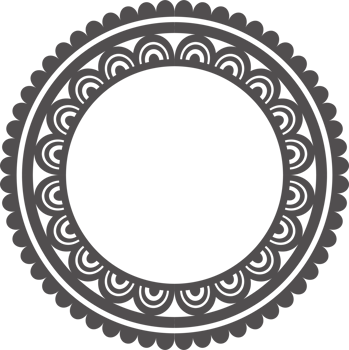 Greek round border. Circle meander frame with ancient ornament. Roman Mediterranean pattern decor png