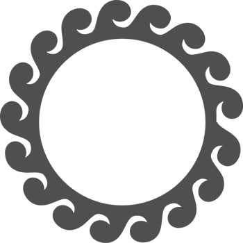 Greek round border. Circle meander frame with ancient ornament. Roman Mediterranean pattern decor png