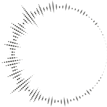 Circle audio wave. Circular music sound equalizer. Abstract radial radio and voice volume symbol. png
