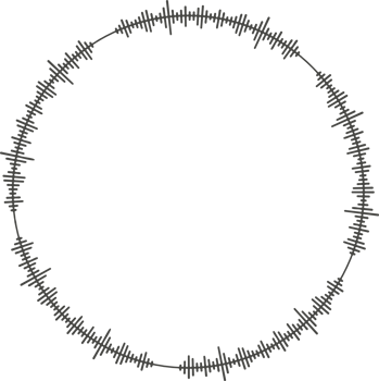 Circle audio wave. Circular music sound equalizer. Abstract radial radio and voice volume symbol. png