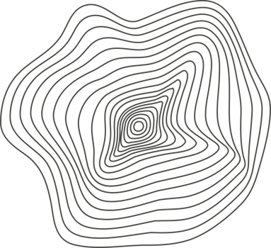 Topography line circles. Tree rings organic pattern. Nature wavy contour shape. Topographic icon png