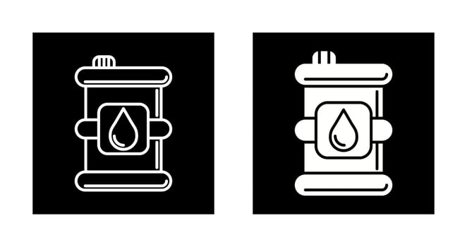 Oil Barrel Vector Icon
