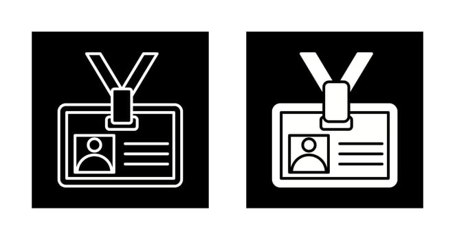 Id Card Vector Icon