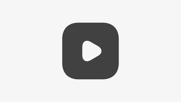 Video solid icon vector