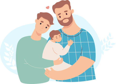 Happy lgbt family png