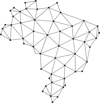 polygonal brazil map. png