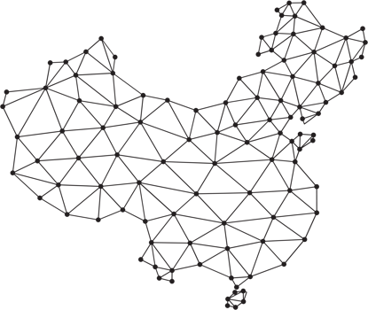 polygonal china map. png