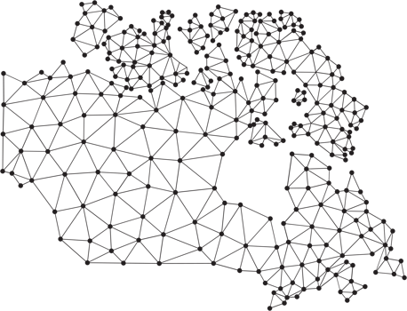 polygonal canada map. png