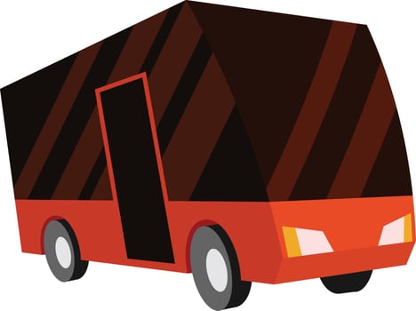 Simple Vector Image Of A Bus