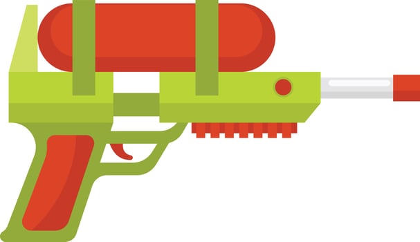 Vector Image Of A Water Gun