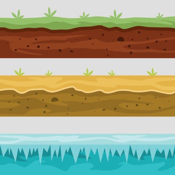 Vector Image Of Different Types Of Soil