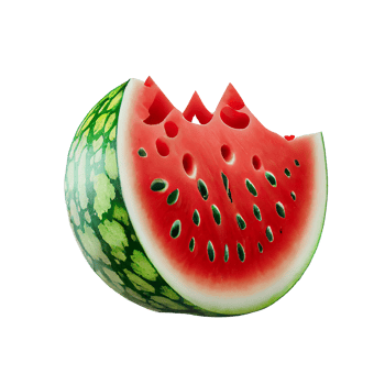 Watermelon fruit png, Watermelon on transparent background png