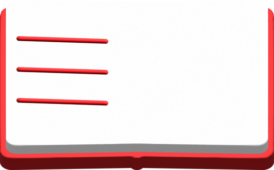 3D illustration Book symbol icon png