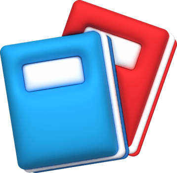 3D illustration Book symbol icon png
