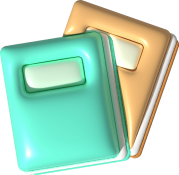 3D illustration Book symbol icon png