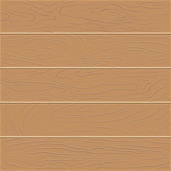 Wood texture background. Five wooden boards in flat design. Vector illustration