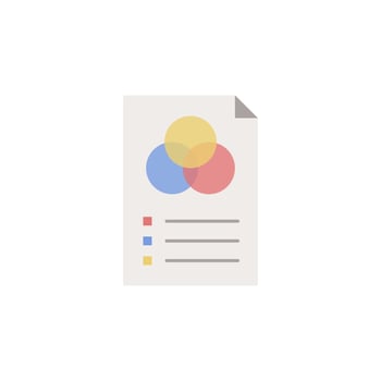 business charts vector icon