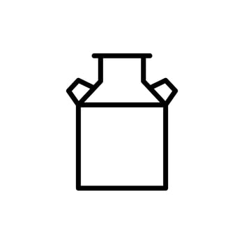 Milk, can vector icon