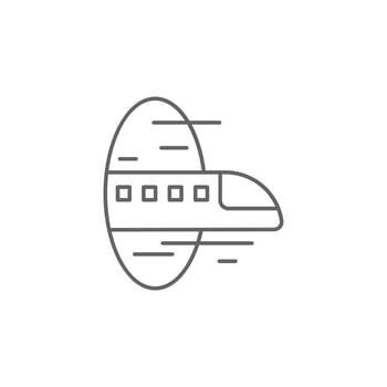 Black hole, technology vector icon