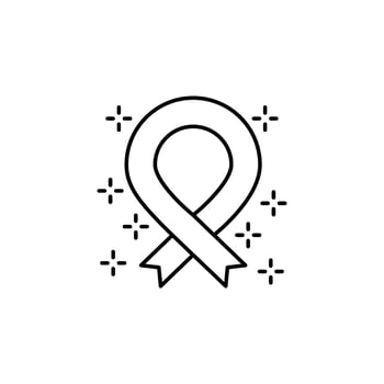 Aids ribbon vector icon