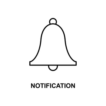 notification bell vector icon