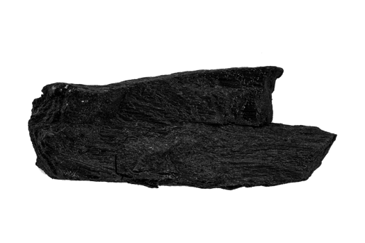 Black charcoal isolated on transparent background.png png