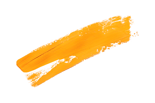 yellow brush isolated on transparent background yellow watercolor,png png