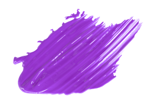 shiny purple brush isolated on transparent background purple watercolor png