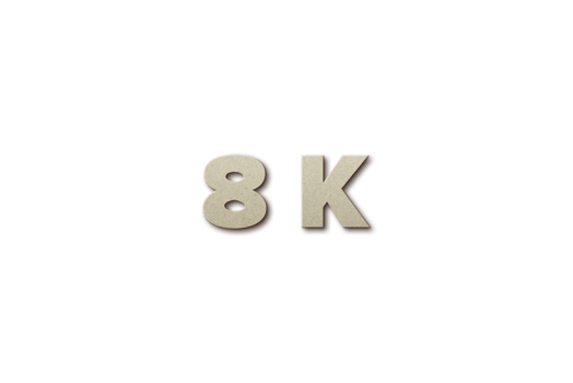 8 k subscribers celebration greeting Number with card board 2 design png