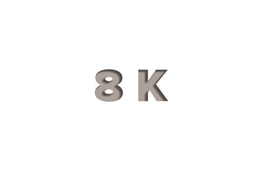 8 k subscribers celebration greeting Number with wooden engraved design png