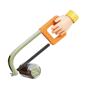 Construction Tools 3D Icon png