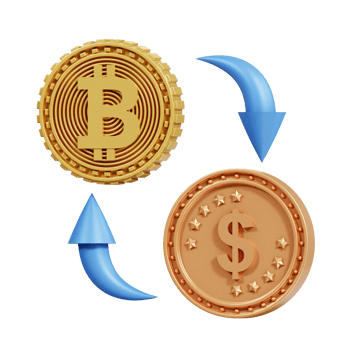 Crypto Trading 3D Icon png