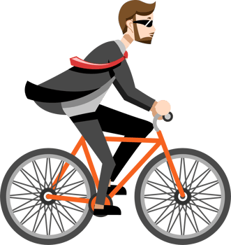 Bicycle riding png graphic clipart design