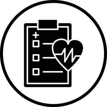 Medical Report Vector Icon Design