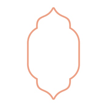 Ramadan and Islamic themed border frames vector