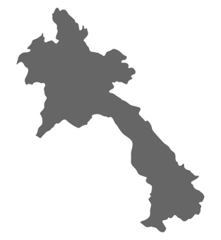 Laos map grey color png