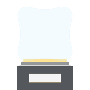 Crystal Glass Trophy Plaque Corporate Gift Awards Archives png