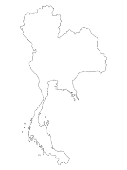 Thailand map. World map. png