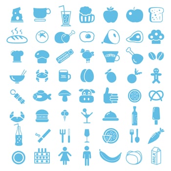 food icon vector design set