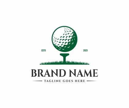 Golf Logo Design Template, vector Illustration