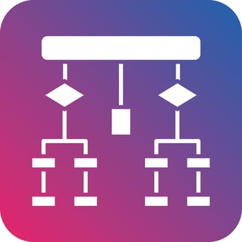 Flowchart Icon Vector Design