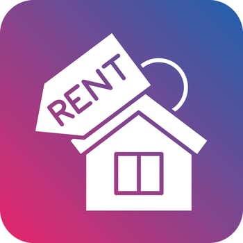 House Rent Icon Vector Design